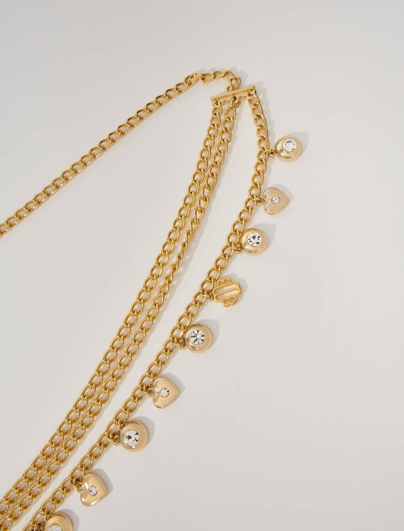 Maje Jewellery Chain Zlaté | CZ_M25552