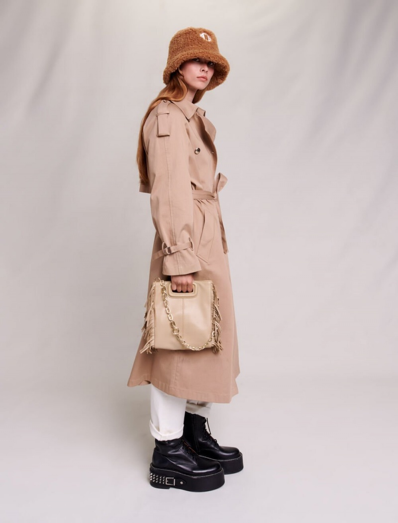 Maje Oversized Trench Béžový | CZ_M74551