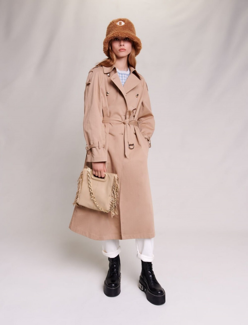 Maje Oversized Trench Béžový | CZ_M74551