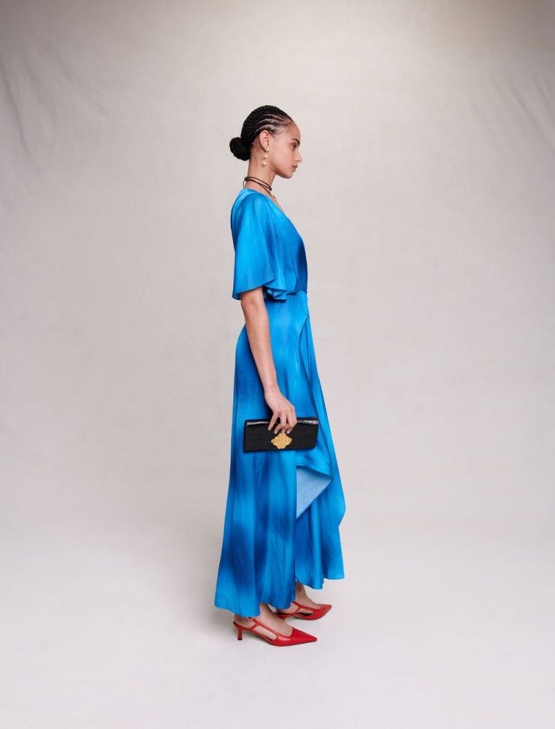 Maje Satin-look Maxi Blankyt | CZ_M78211