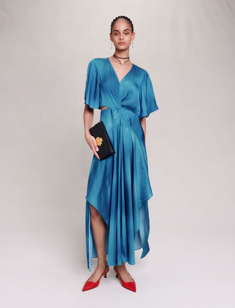 Maje Satin-look Maxi Blankyt | CZ_M78211