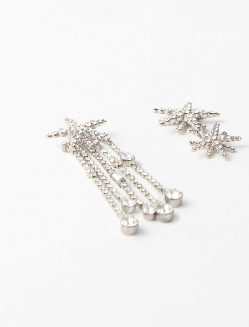 Maje Star Strass-earings Crystal | CZ_M73816