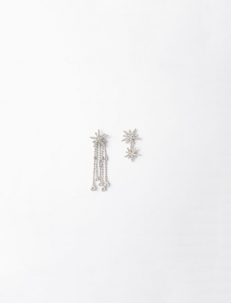 Maje Star Strass-earings Crystal | CZ_M73816