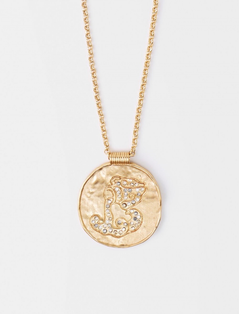 Maje Zodiac Medal Aquarius | CZ_M33308